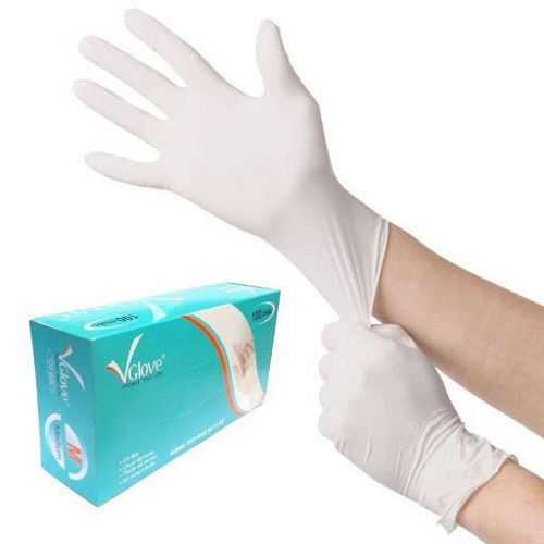 Gang tay cao su latex co bot hieu Glove TA 5.0g